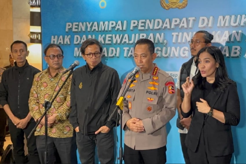 Di Depan Kapolri, Koalisi Masyarakat Sipil Sampaikan Kritikan hingga Harapan ke Polri