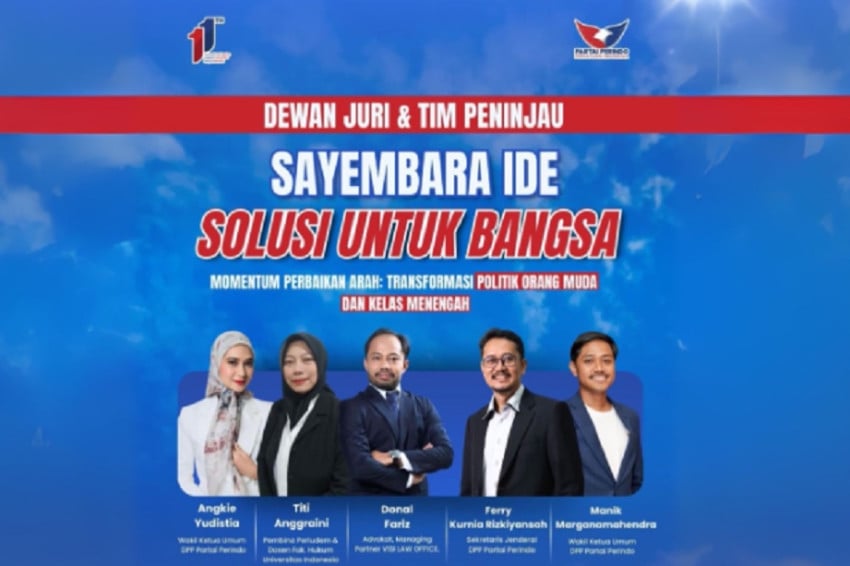 Diperpanjang! Sayembara Ide ‘Solusi untuk Bangsa’ Partai Perindo Ajak Anak Muda Suarakan Gagasan Jawab Persoalan Bangsa