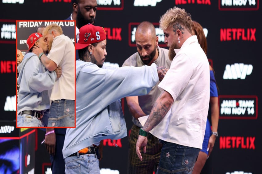Jake Paul dan Gervonta Davis Kepergok Ciuman di Konferensi Pers