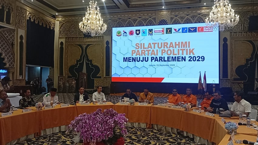 Petinggi Partai Perindo Hadiri Silaturahmi Parpol Nonparlemen di Kediaman OSO