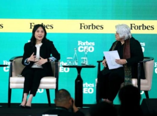 Angela Tanoesoedibjo Ungkap Kunci Sukses Bisnis Keluarga di Forbes Global CEO Conference