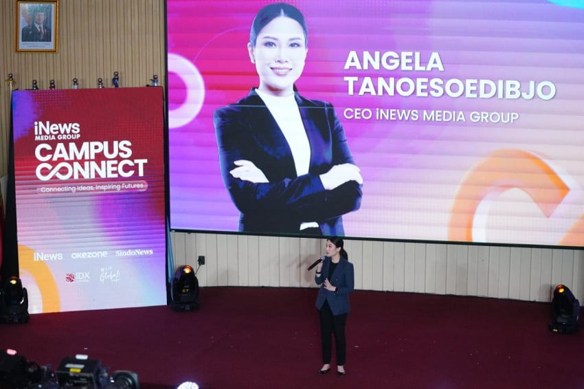 iNews Media Campus Connect, Angela Tanoesoedibjo Ajak Mahasiswa Unpad Lawan Hoaks