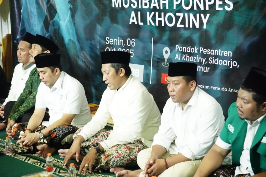 Tahlilan Ponpes Al Khoziny, Ketum GP Ansor: Ini Musibah Berat