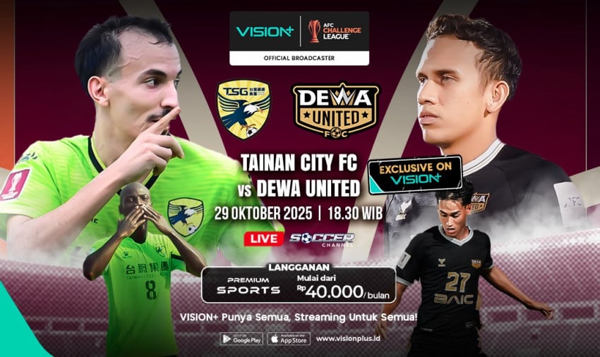 Jadwal dan Link Streaming AFC Challenge League di VISION+