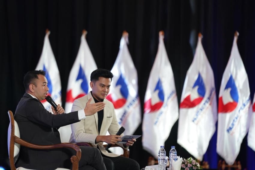 Di Rakernas Perindo, Raffi Ahmad Ajak Anak Muda Berjuang dan Tak Mudah Menyerah