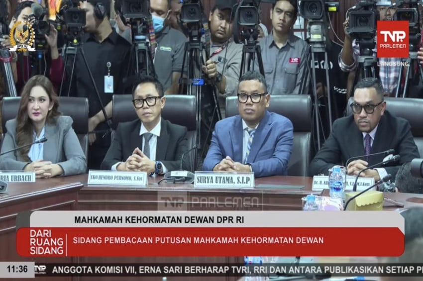 Ini Pertimbangan MKD Putuskan Nafa, Eko, dan Ahmad Sahroni Melanggar Kode Etik