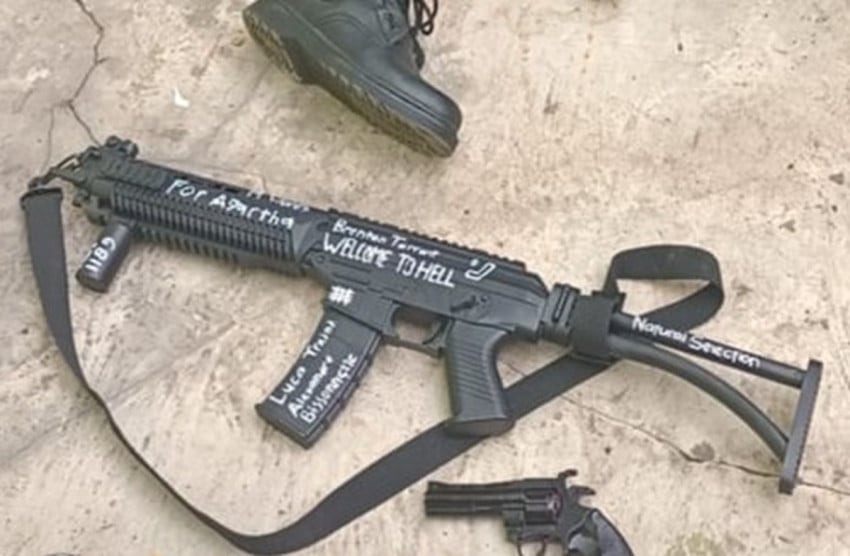 Senjata Api Rakitan di Lokasi Ledakan di SMAN 72 Kelapa Gading Bertuliskan 3 Nama Pelaku Penembakan Massal