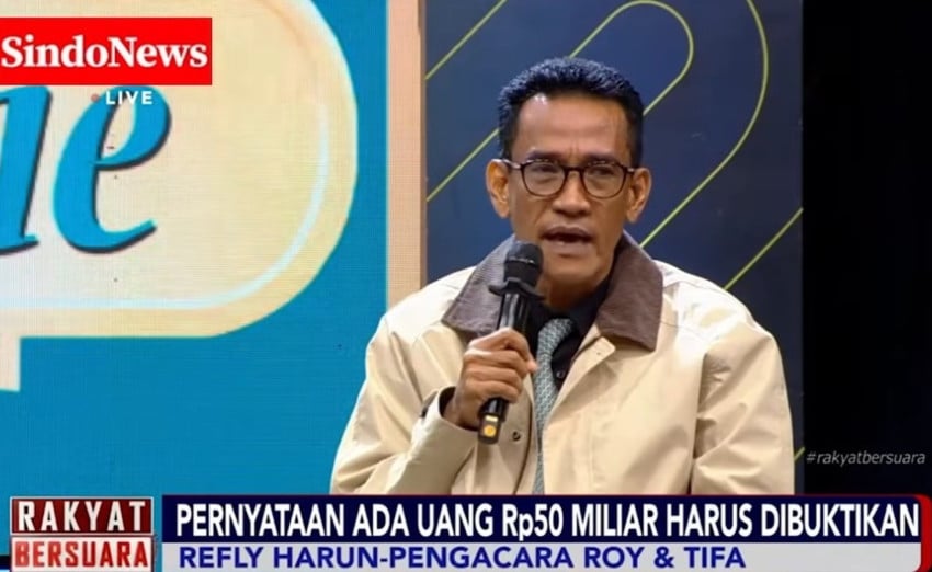 Refly Harun Ungkap Isu Permintaan Rp20 Miliar untuk Restorative Justice Cuma Candaan Rustam Effendi
